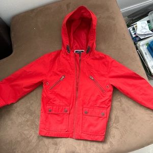 Raincoat  red  jacket